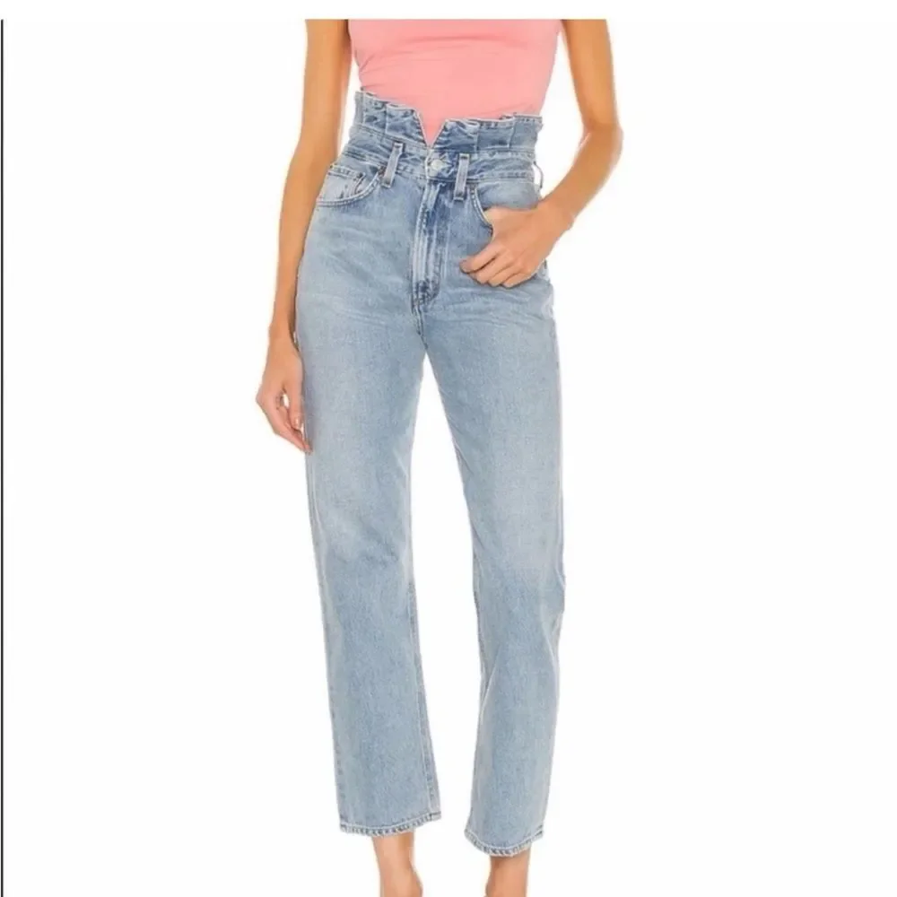 Agolde lettuce baseband reworked her fitted 90s jeans size 24 - Picture 5 of 13